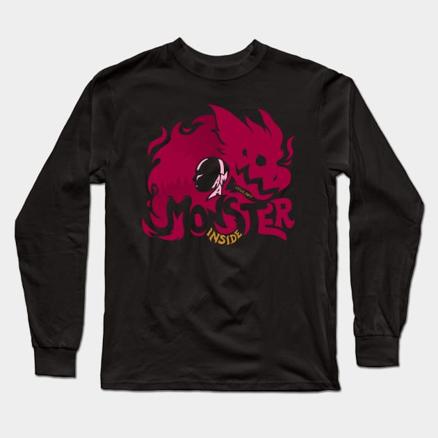 Monster inside Long Sleeve T-Shirt by licographics